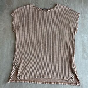 Pink Clover Brady Button Detail Knit Top